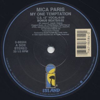 Mica Paris / My One Temptation label