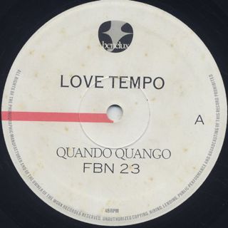 Quando Quango / Love Tempo label