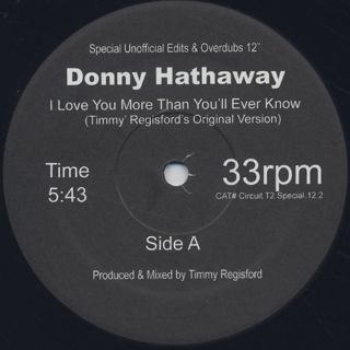 Donny Hathaway / I Love You More Than You'll Ever Know(Remix) back