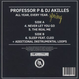 Professor P & DJ Akilles / All Year, Every Year. Spring back