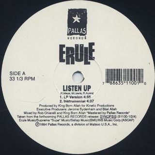 Erule / Listen Up back