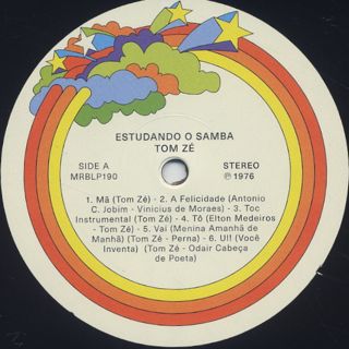 Tom Ze / Estudando O Samba label