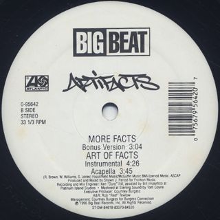 Artifacts / Art Of Facts label