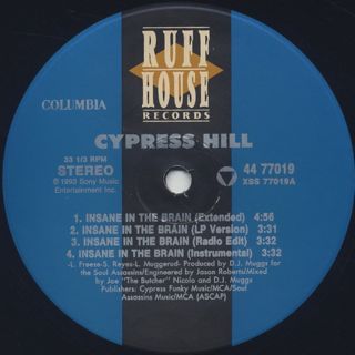 Cypress Hill / Insane The Brain label