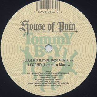 House Of Pain / Legend label