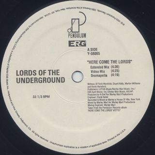 Lords Of The Underground / Here Come The Lords back