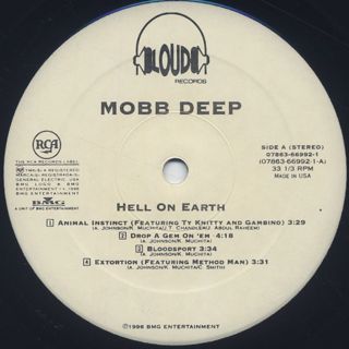 Mobb Deep / Hell On Earth label