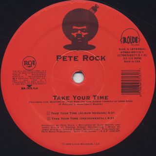 Pete Rock / Take Your Time label