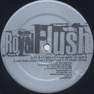 Royal Flush / Ghetto Millionaire label