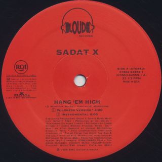 Sadat X / Hang 'Em High label