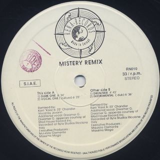 Kerri Chandler / Jovonn ‎– Mistery Love / Mistery (Remixes) label