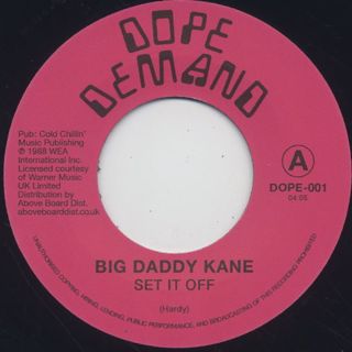 Big Daddy Kane / Set It Off front
