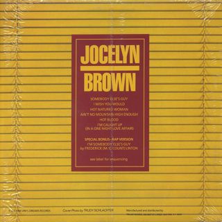 Jocelyn Brown / Somebody Else's Guy back