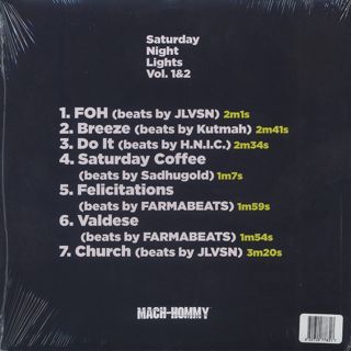 Mach Hommy / Saturday Night Lights Vol. 1 & 2 back