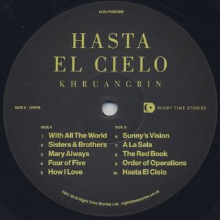 Khruangbin / Hasta El Cielo label