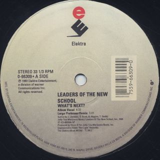 Leaders Of The New School / What's Next? label
