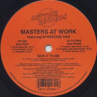 Masters At Work / Give It To Me back