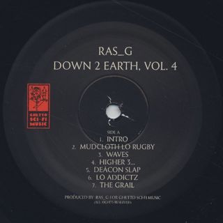Ras G / Down 2 Earth Vol. 4 label