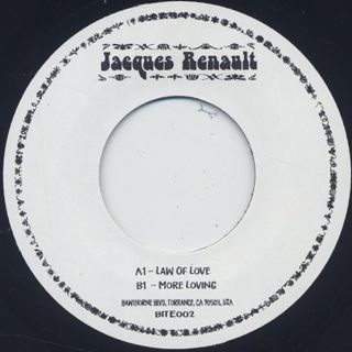 Jacques Renault / Law Of Love label