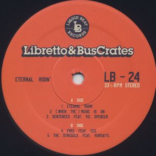 Libretto & BusCrates / Eternal Ridin' label