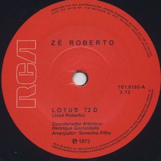 Zé Roberto / Lotus 72 D back