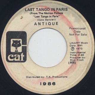 Antique / Last Tango In Paris back