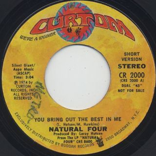 Natural Four / You Bring Out The Best In Me back