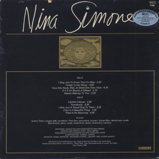 Nina Simone / Fodder On My Wings back