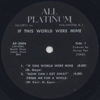 George Kerr / If This World Were Mine label