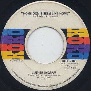 Luther Ingram / Ain't That Loving You (For More Reasons Than One) back