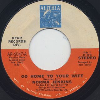 Norma Jenkins / Go Home To Your Wife front