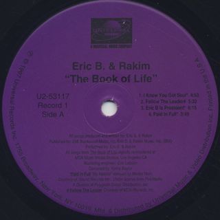Rakim / The Book Of Life (Eric B. & Rakim's Greatest Hits) back