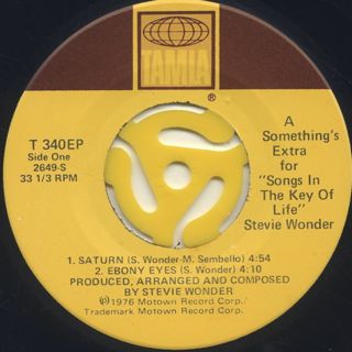 Stevie Wonder / Songs In The Key Of Life label