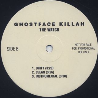 Ghostface Killah / Flowers c/w The Watch back