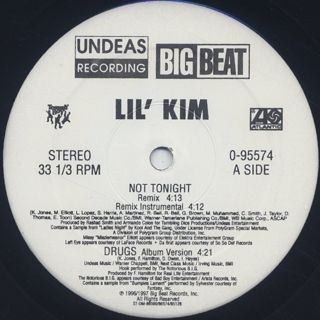 Lil' Kim / Not Tonight label
