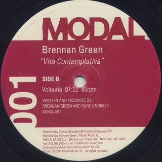 Brennan Green / Vita Contemplativa back