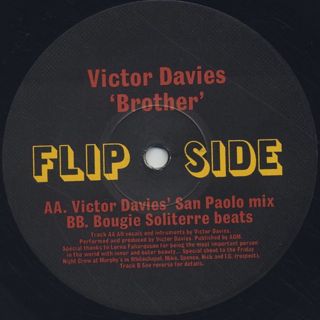Victor Davies / Brother back
