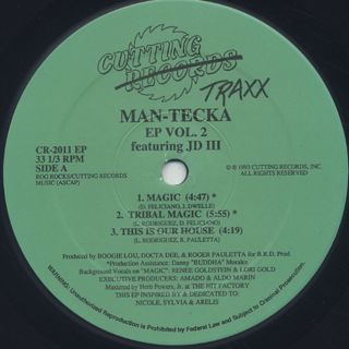 Man-Tecka Featuring JD III / EP Vol. 2 back
