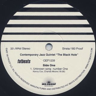 Contemporary Jazz Quintet / The Black Hole label