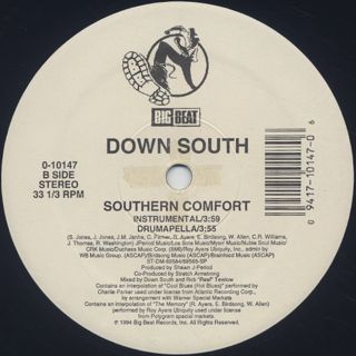 Down South / Southern Comfort label