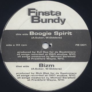 Finsta Bundy / Boogie Spirit