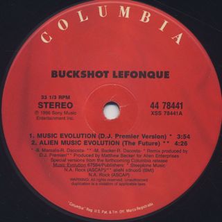 Buckshot Lefonque / Music Evolution label