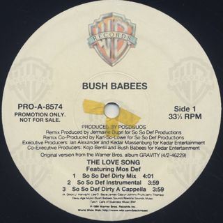 Bush Babees / The Love Song (So So Def Mix) back
