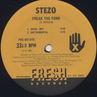 Stezo / Freak The Funk label