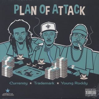 Curren$y, Trademark Da Skydiver, Young Roddy / Plan Of Attack front