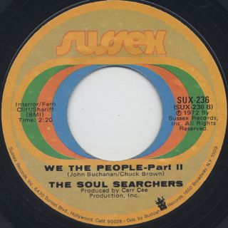 Soul Searchers / We The People(Part 1) c/w (Part 2) back