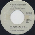 Main Ingredient / California My Way c/w Looks Like Rain