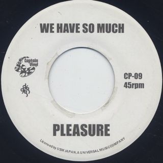 Pleasure / We Have So Much c/w The Blackbyrds / Blackbyrd's Theme