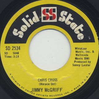 Jimmy McGriff / Chris Cross c/w Back On The Track ②