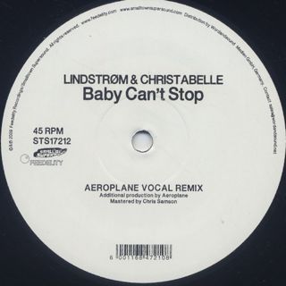 Lindstrøm & Christabelle / Baby Can't Stop front